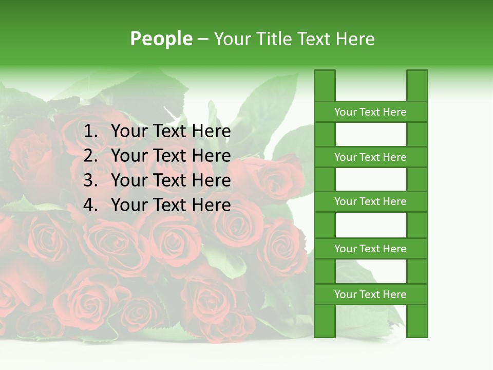 Rose Bouquet PowerPoint Template