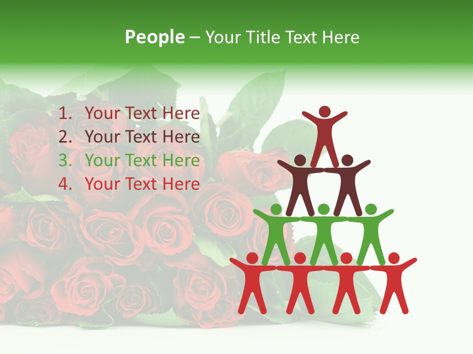 Rose Bouquet PowerPoint Template