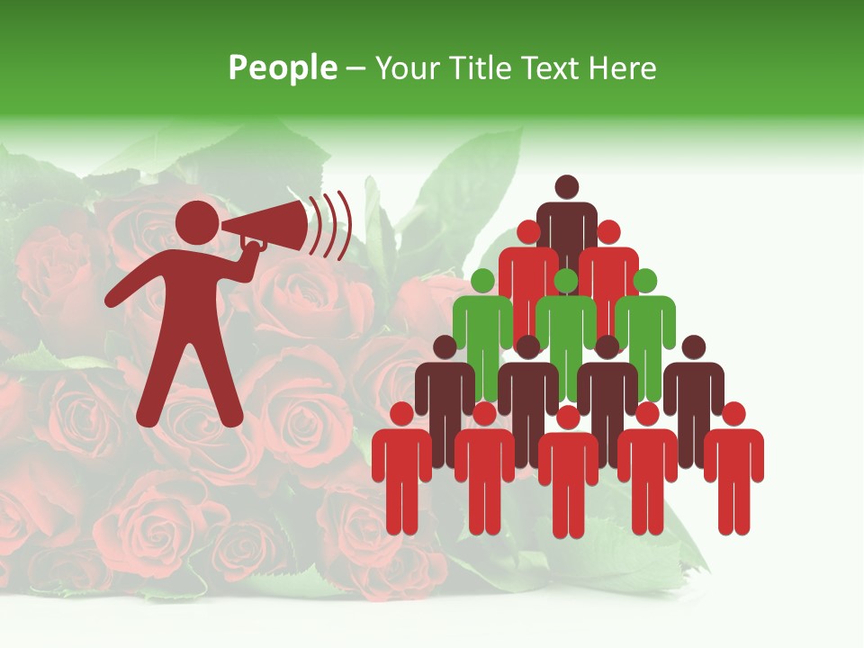 Rose Bouquet PowerPoint Template