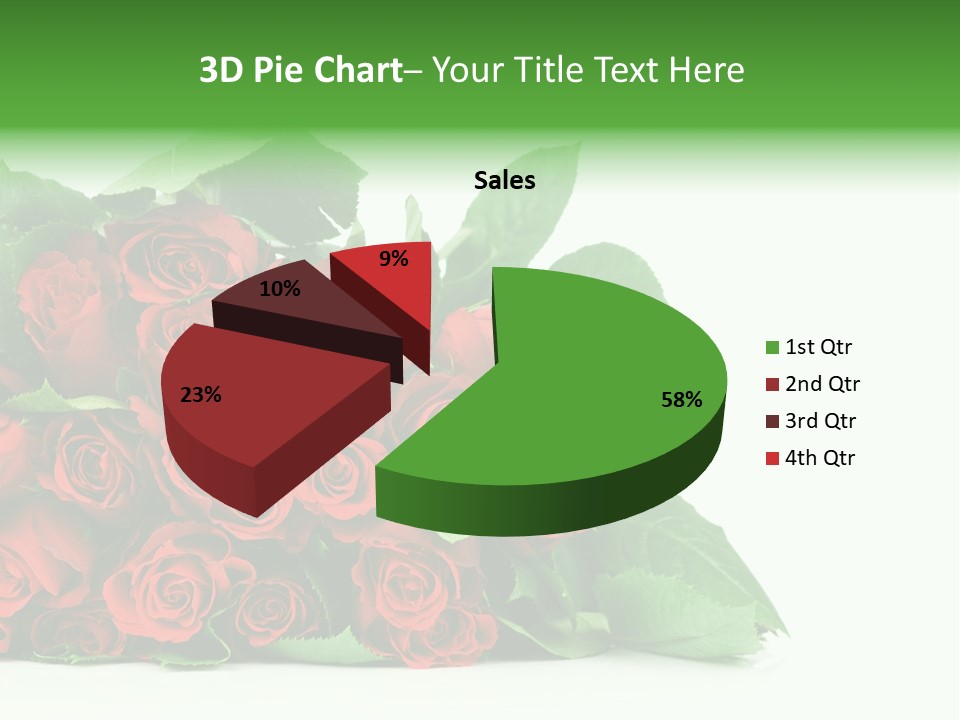 Rose Bouquet PowerPoint Template