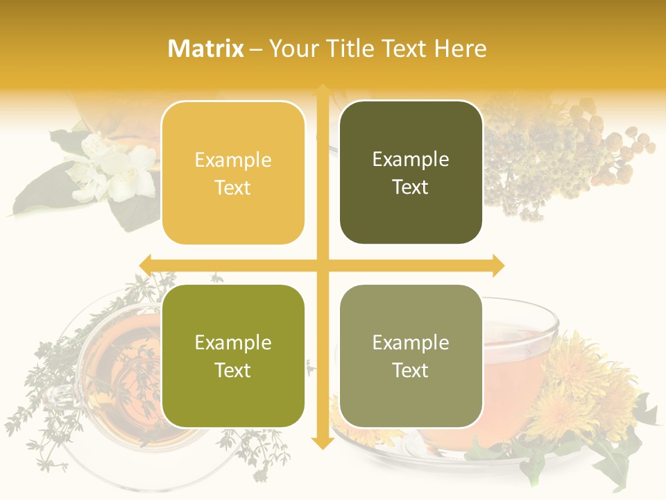 Tea Drinks PowerPoint Template