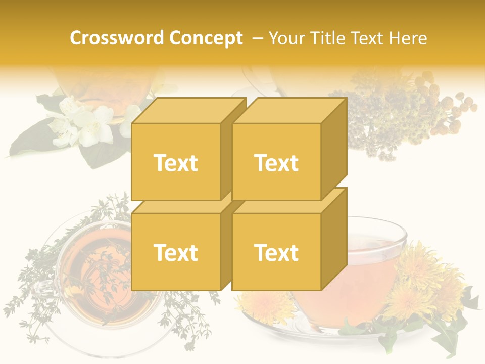 Tea Drinks PowerPoint Template