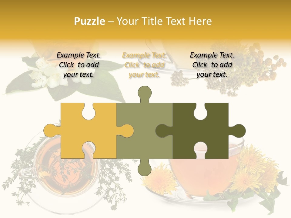 Tea Drinks PowerPoint Template