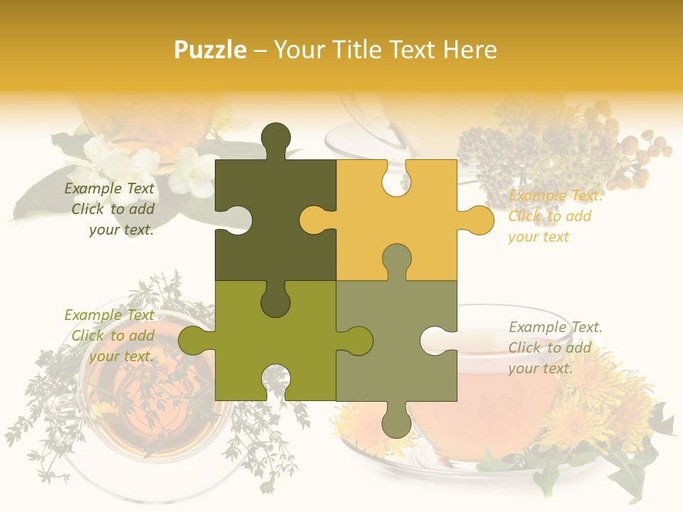 Tea Drinks PowerPoint Template