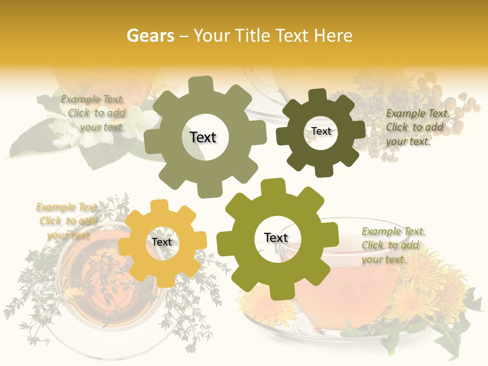 Tea Drinks PowerPoint Template