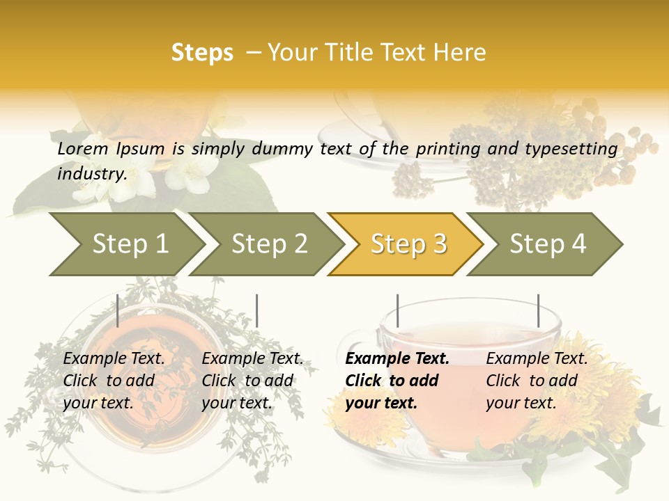 Tea Drinks PowerPoint Template