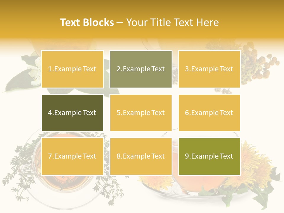 Tea Drinks PowerPoint Template