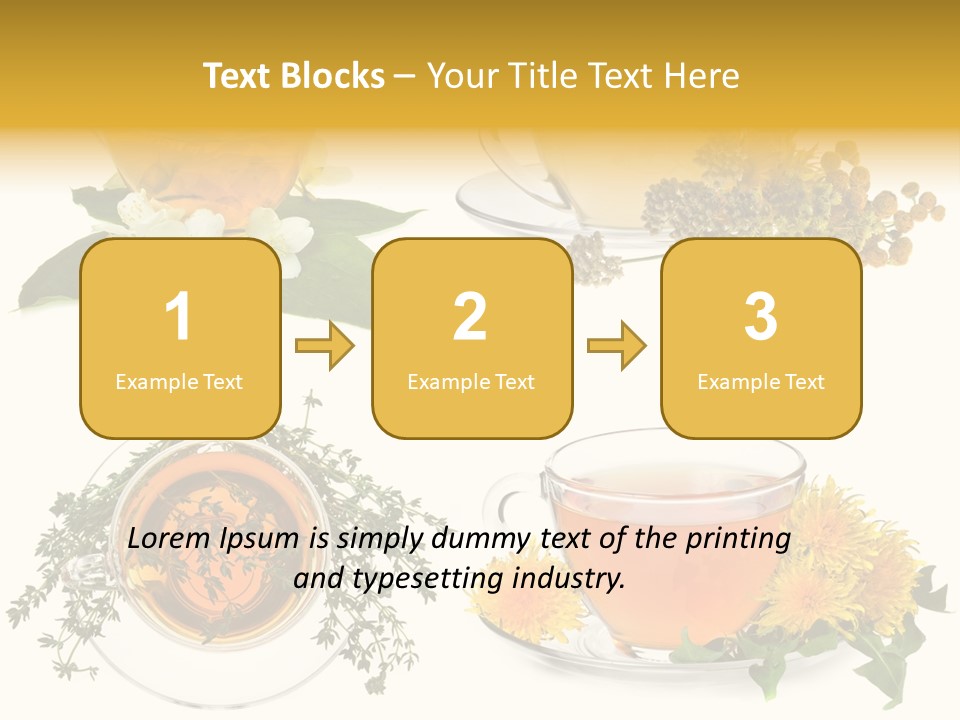 Tea Drinks PowerPoint Template