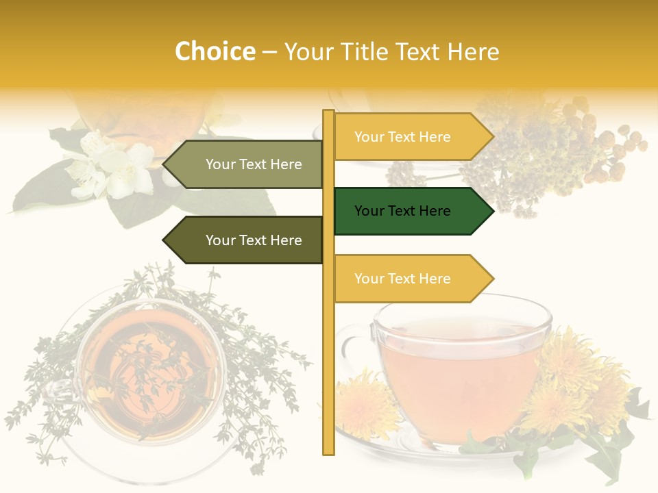 Tea Drinks PowerPoint Template