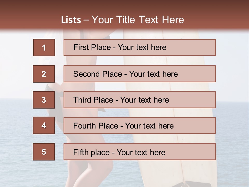 Space Person Board PowerPoint Template