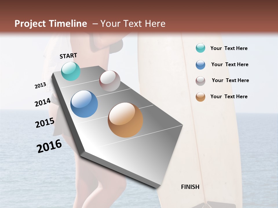 Space Person Board PowerPoint Template