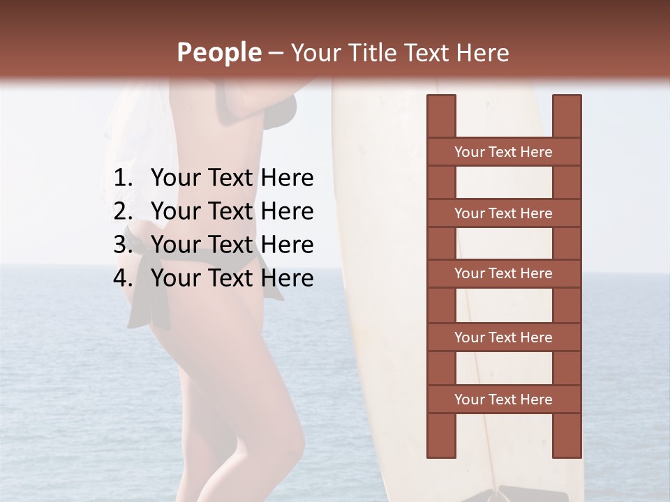 Space Person Board PowerPoint Template