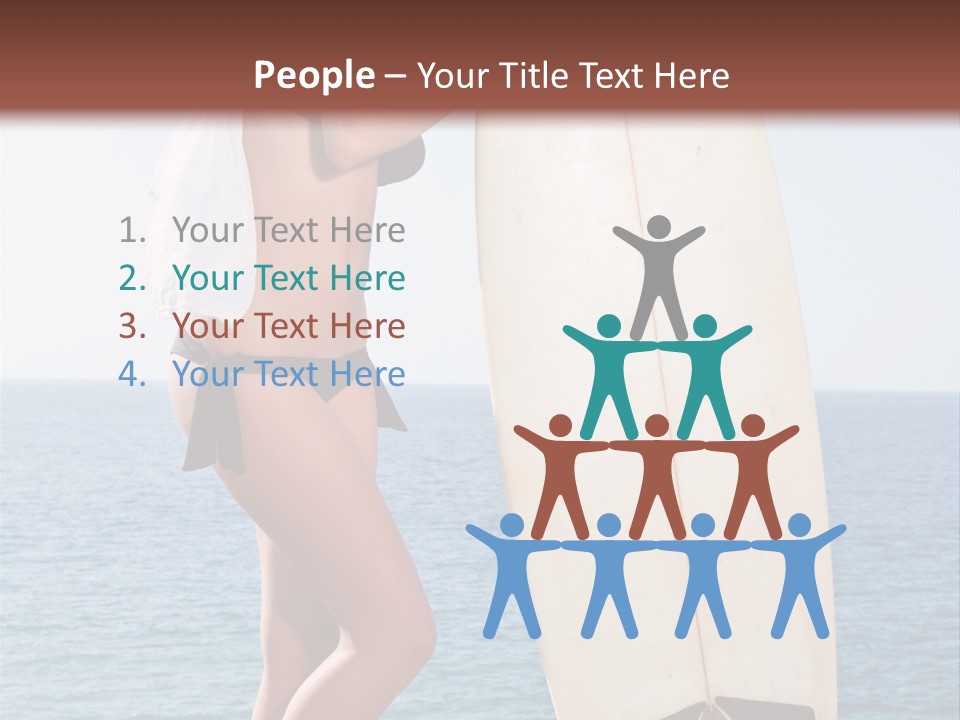 Space Person Board PowerPoint Template