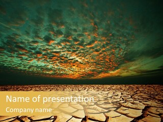 Drought Land PowerPoint Template