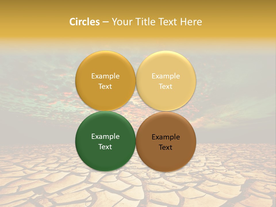 Drought Land PowerPoint Template