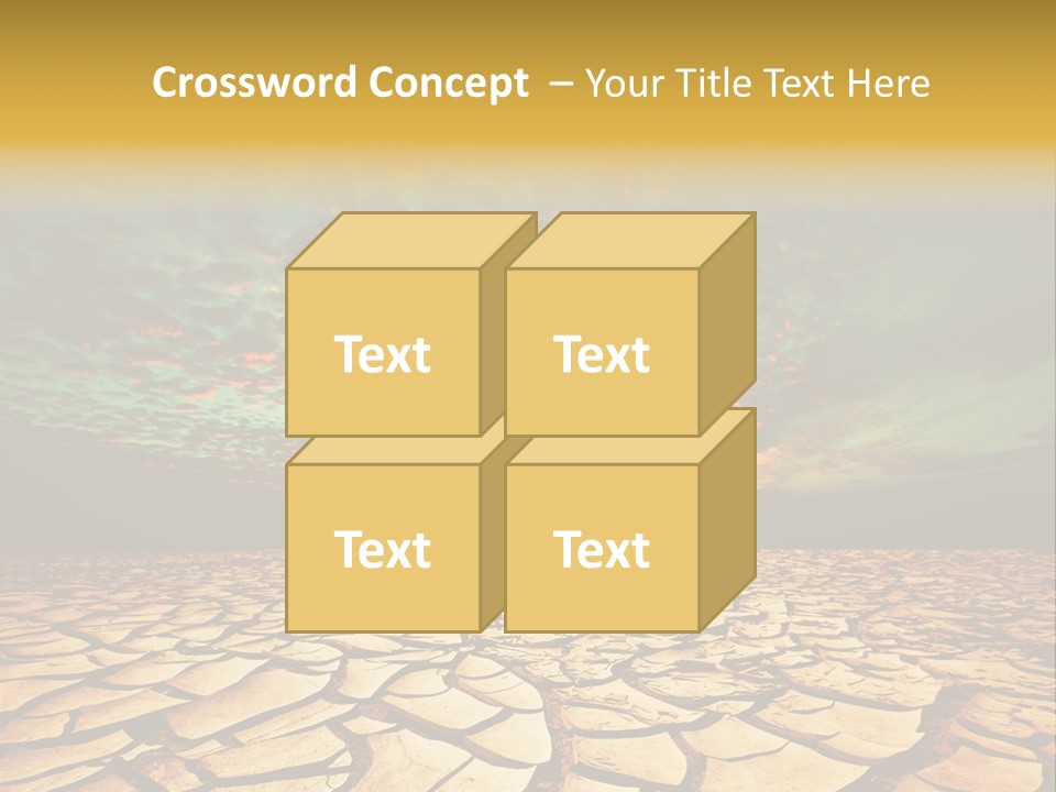Drought Land PowerPoint Template