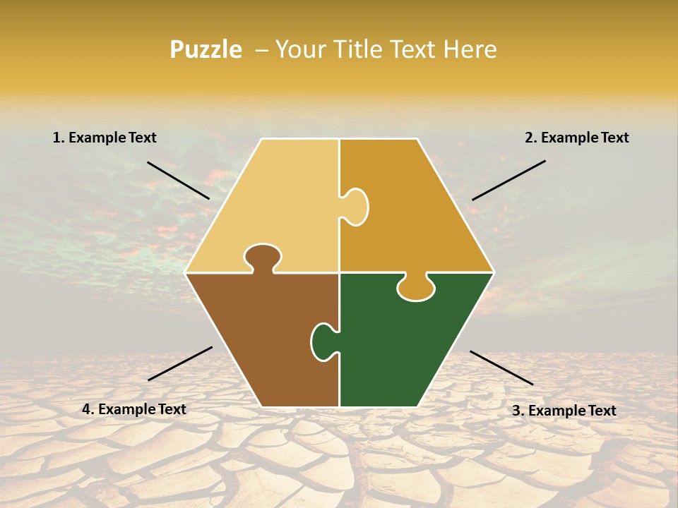 Drought Land PowerPoint Template