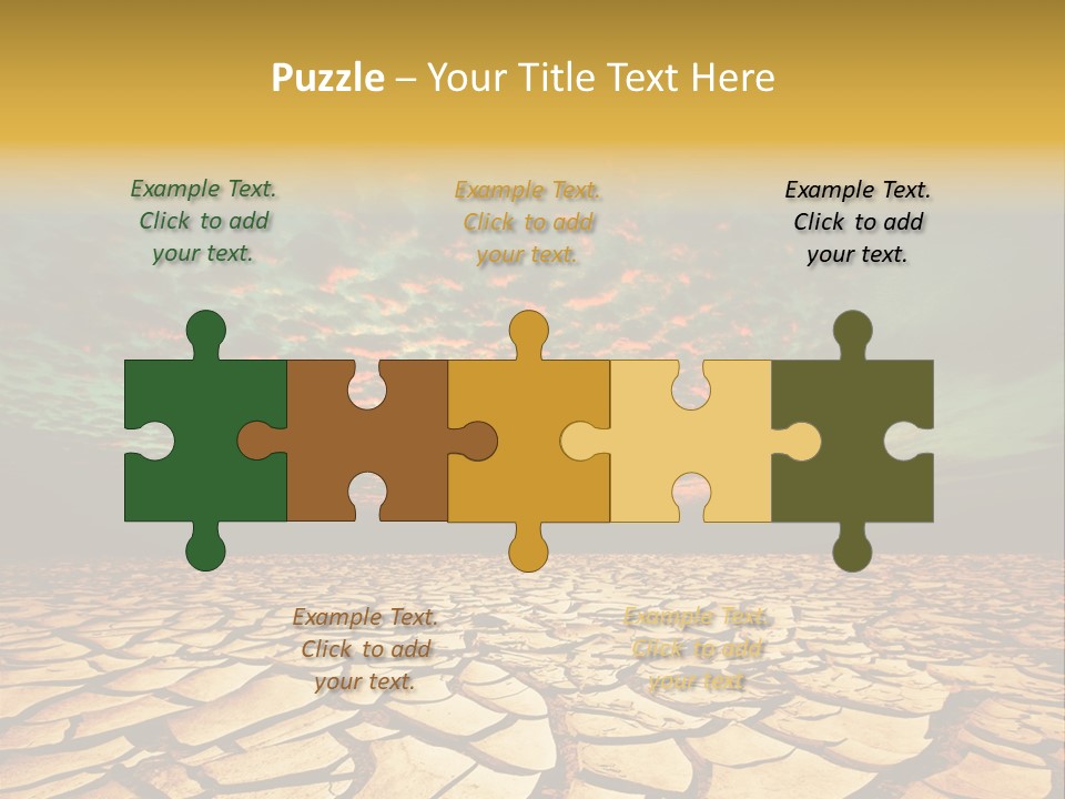 Drought Land PowerPoint Template