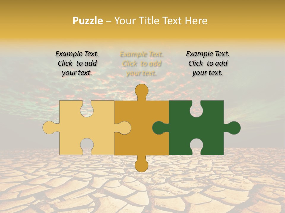 Drought Land PowerPoint Template