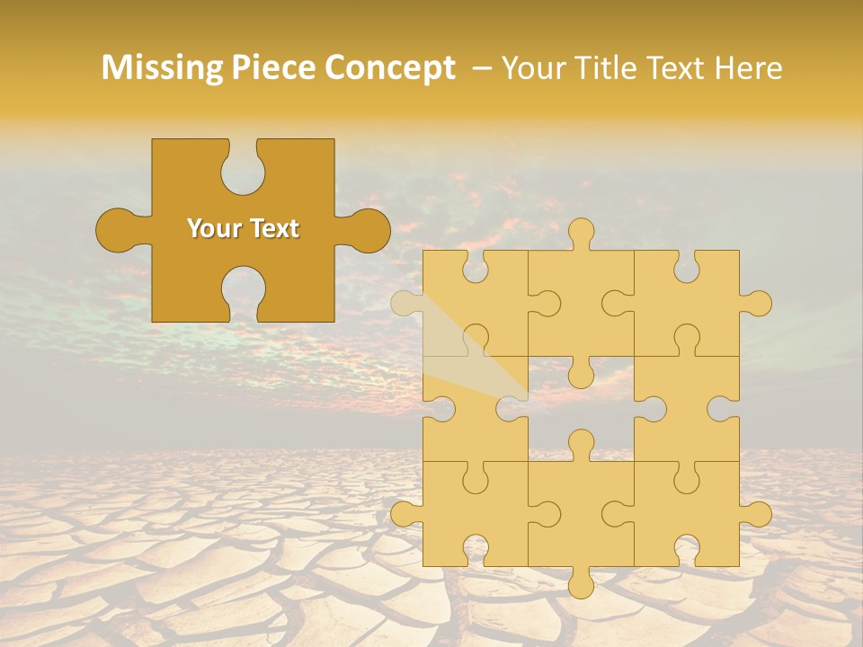 Drought Land PowerPoint Template