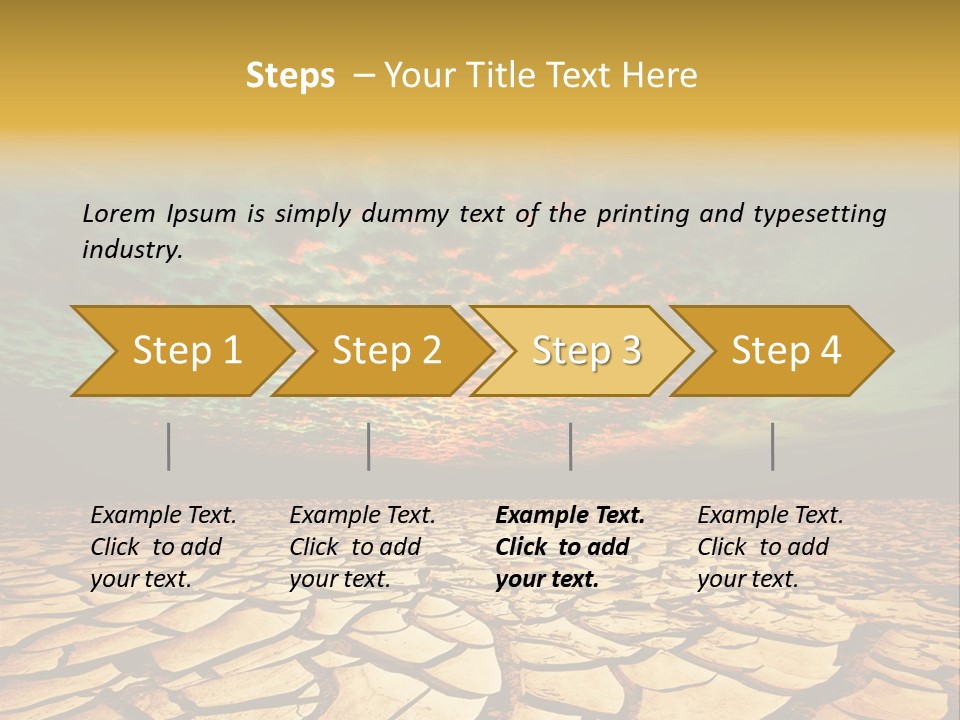 Drought Land PowerPoint Template