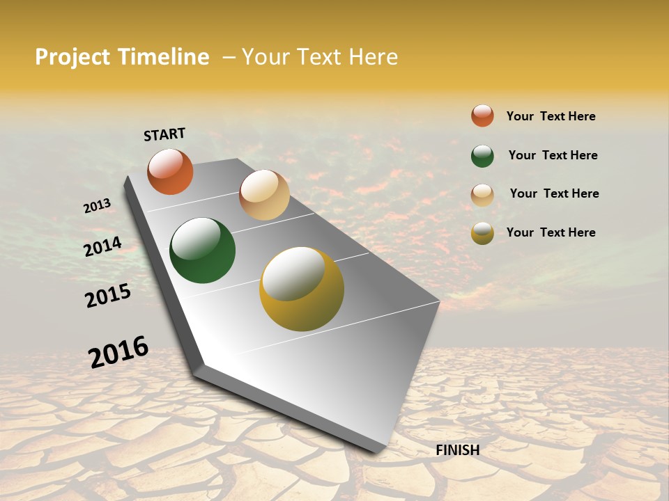 Drought Land PowerPoint Template