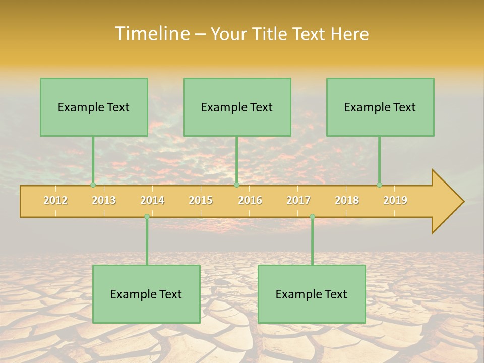 Drought Land PowerPoint Template