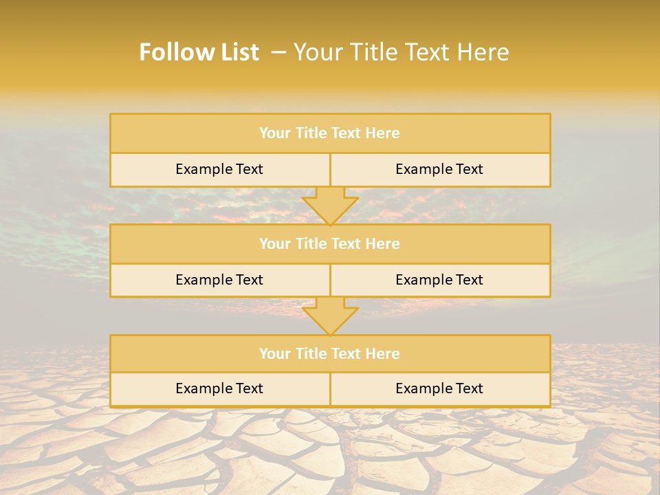 Drought Land PowerPoint Template