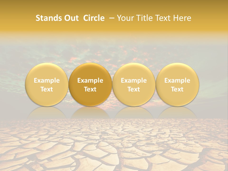 Drought Land PowerPoint Template