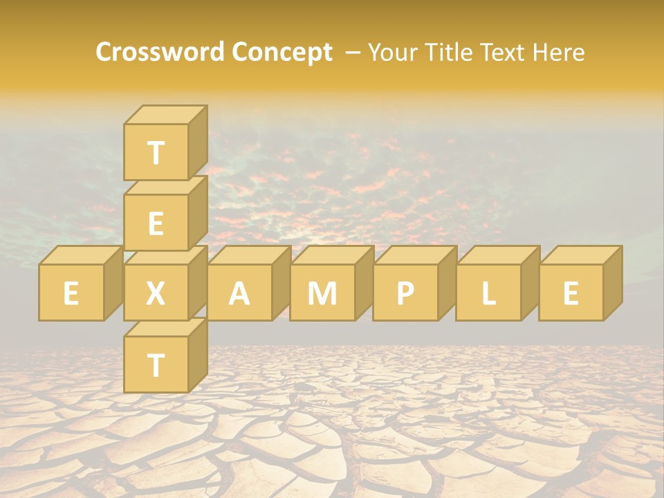 Drought Land PowerPoint Template