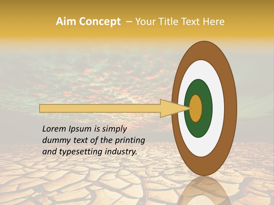 Drought Land PowerPoint Template