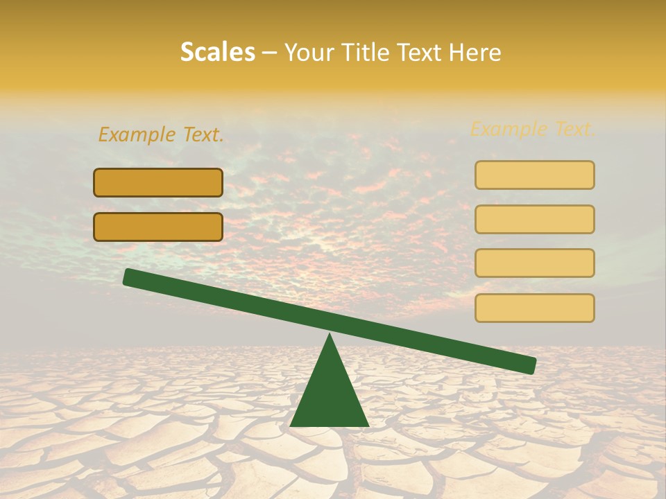 Drought Land PowerPoint Template