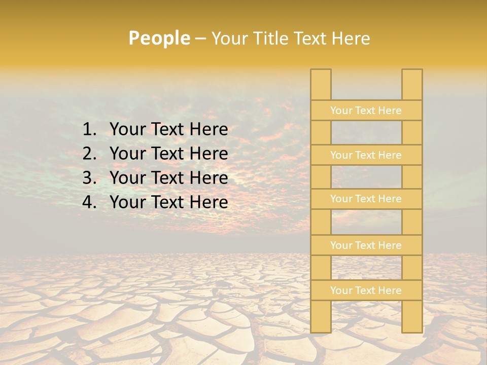 Drought Land PowerPoint Template