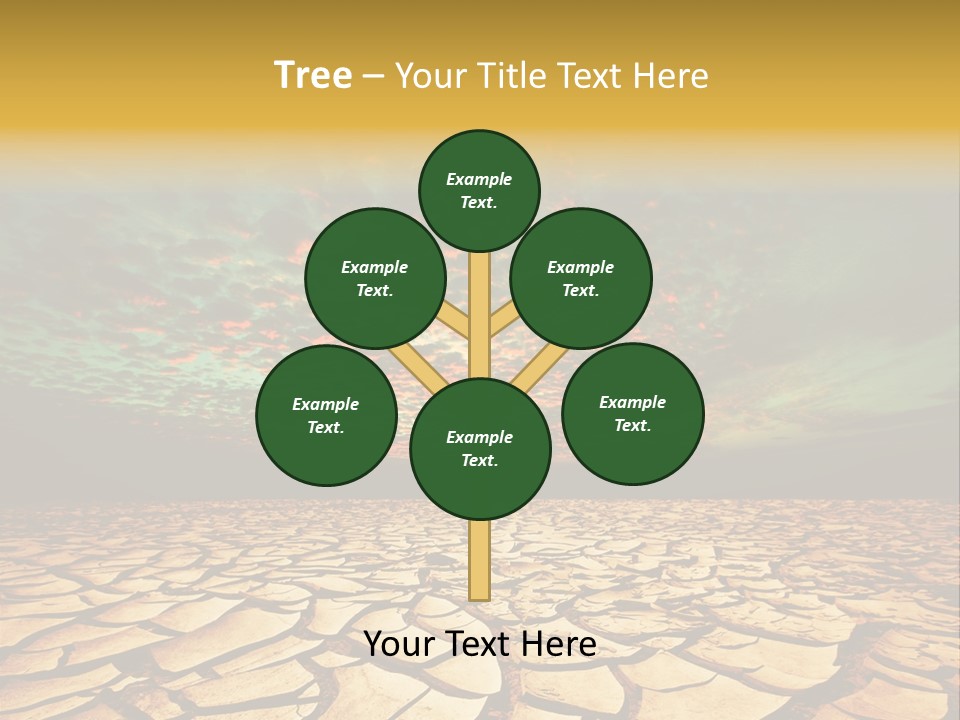 Drought Land PowerPoint Template