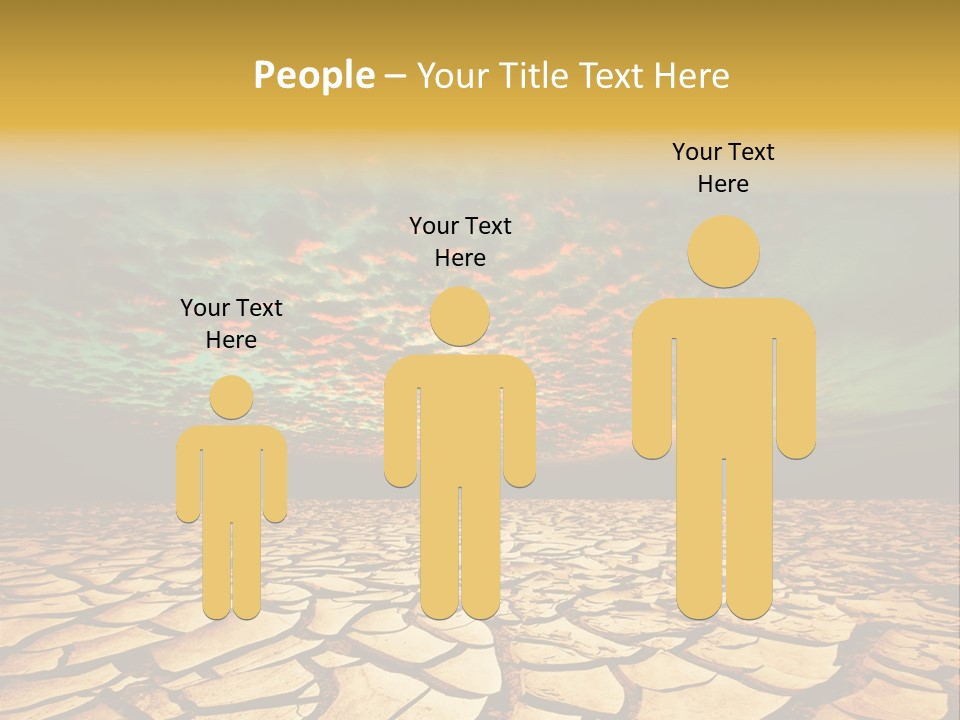 Drought Land PowerPoint Template