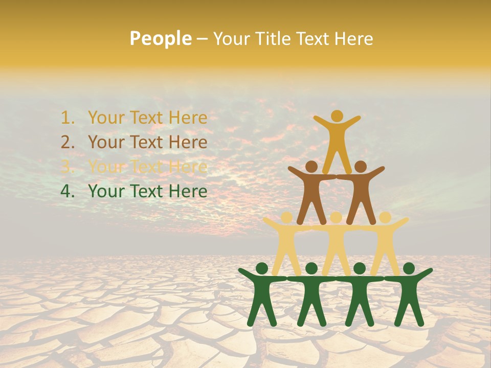 Drought Land PowerPoint Template