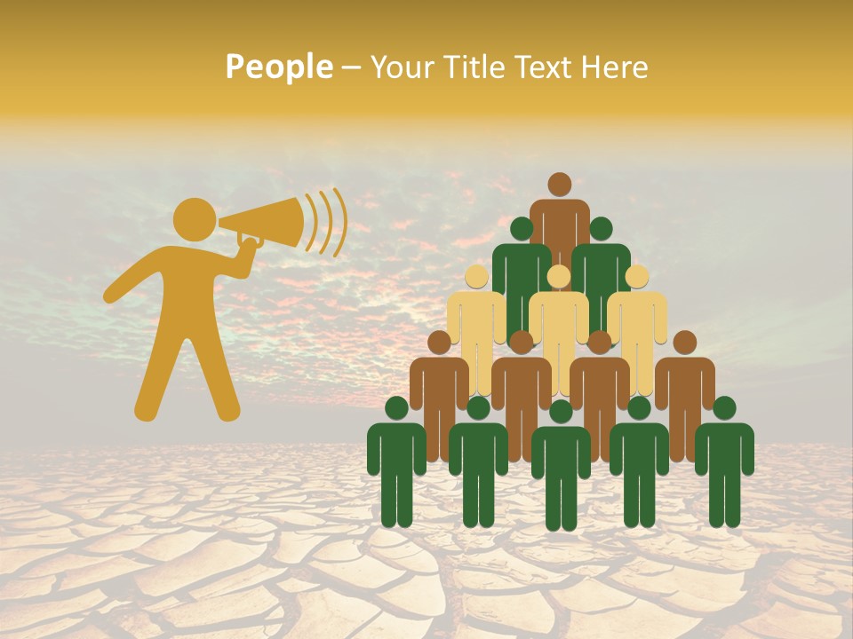 Drought Land PowerPoint Template