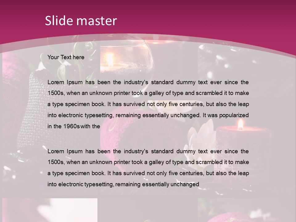 Collage Spa PowerPoint Template