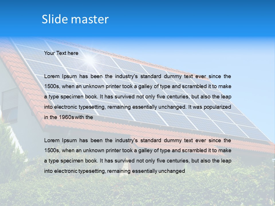 Panel Clean Production PowerPoint Template