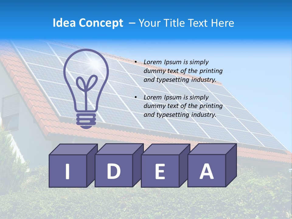 Panel Clean Production PowerPoint Template