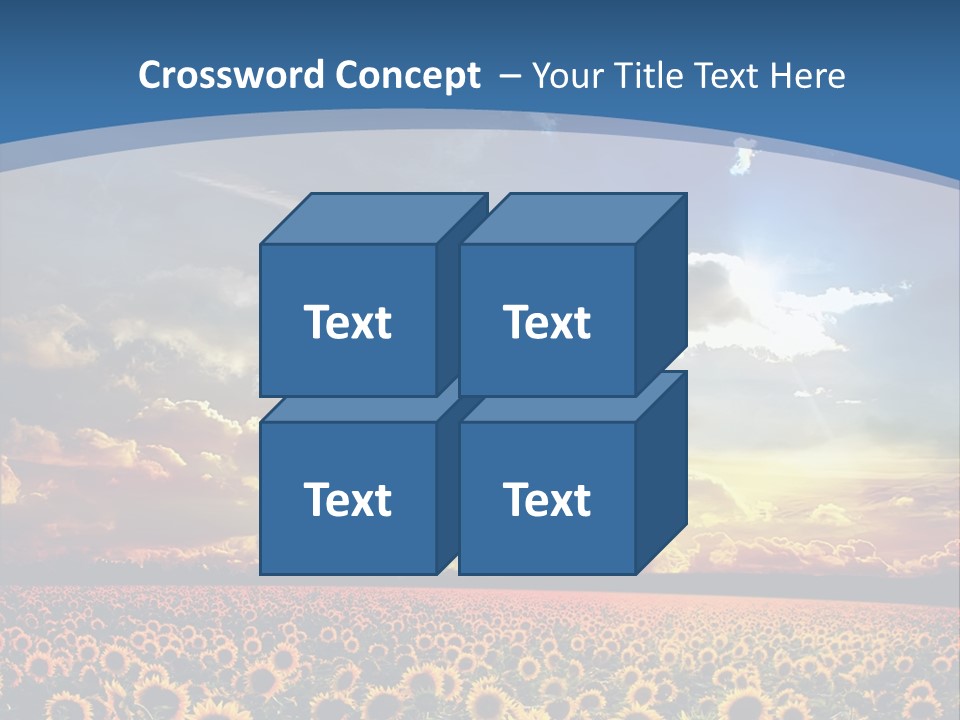Sun Flowers PowerPoint Template