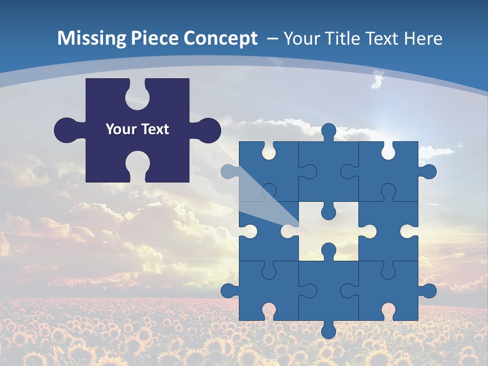 Sun Flowers PowerPoint Template