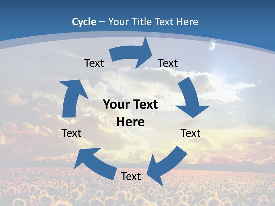 Sun Flowers PowerPoint Template