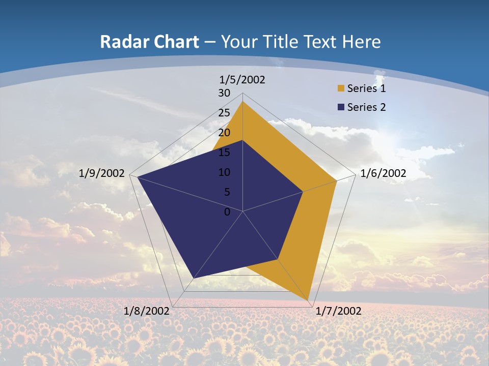 Sun Flowers PowerPoint Template