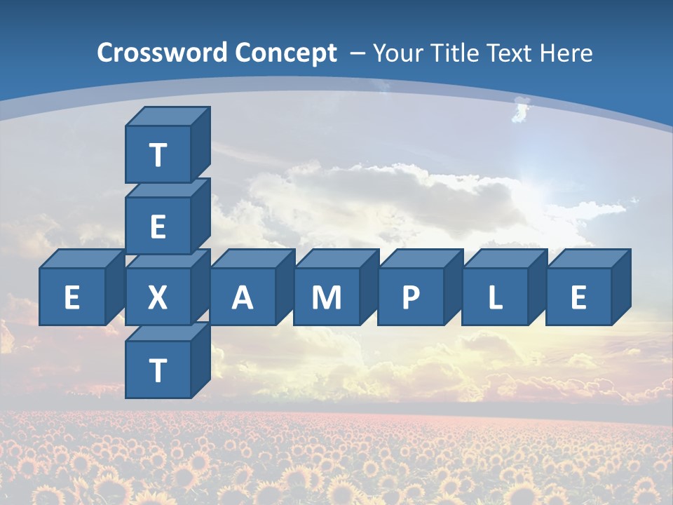 Sun Flowers PowerPoint Template