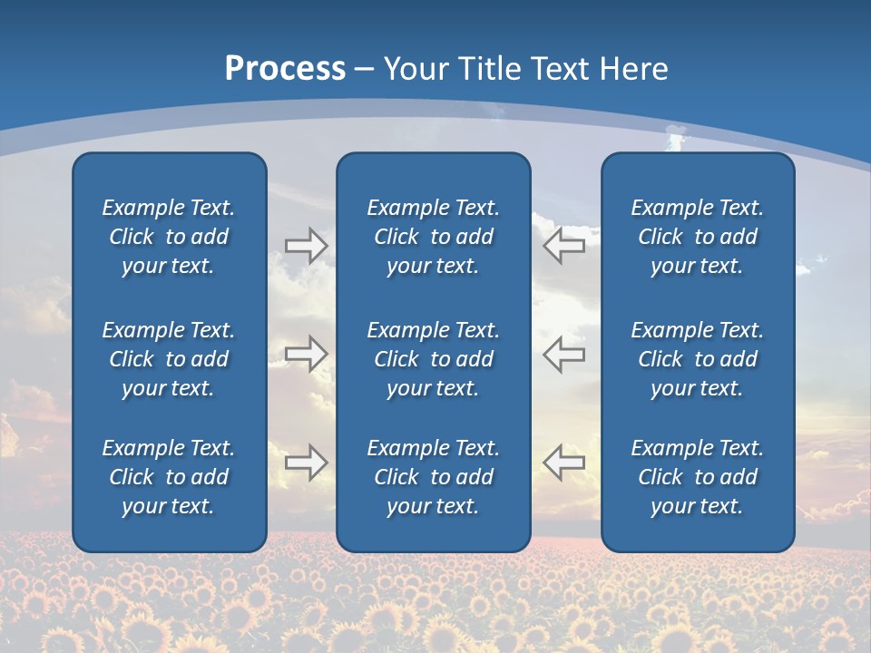 Sun Flowers PowerPoint Template