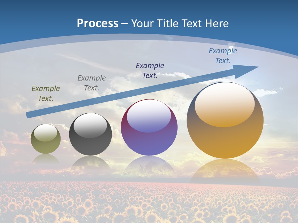 Sun Flowers PowerPoint Template