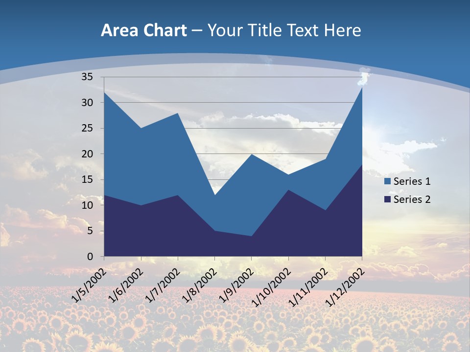 Sun Flowers PowerPoint Template