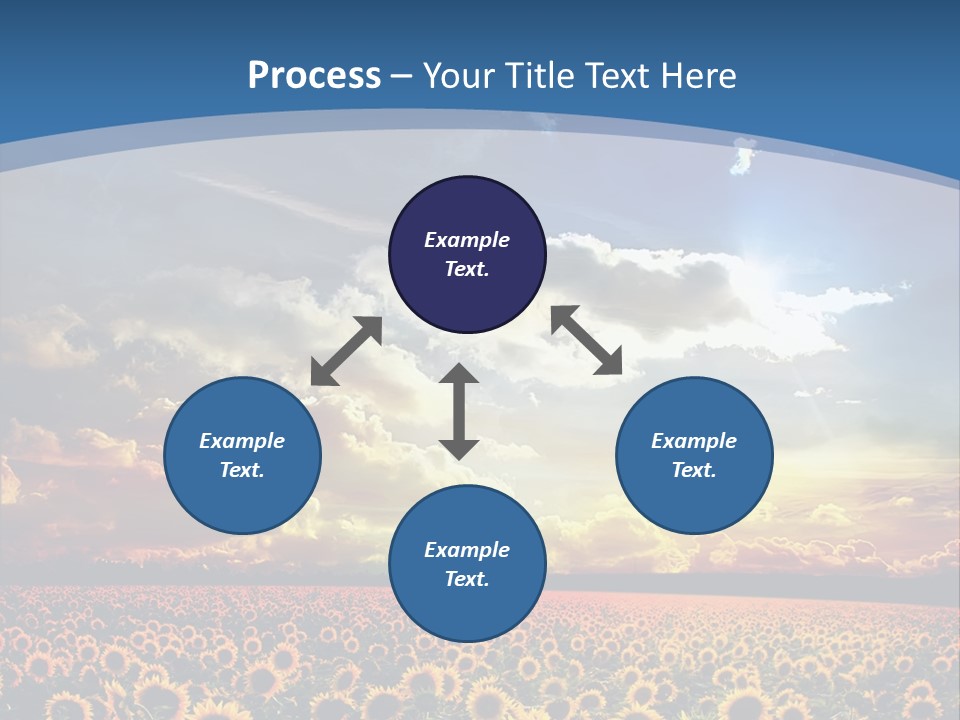 Sun Flowers PowerPoint Template