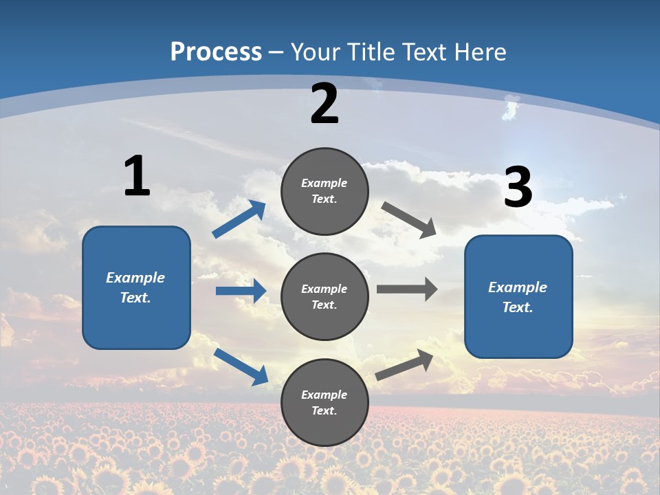 Sun Flowers PowerPoint Template
